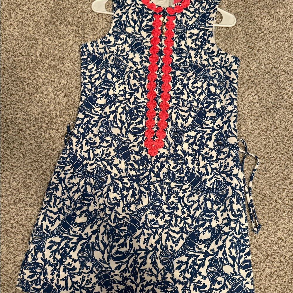 Blue and pink women’s romper